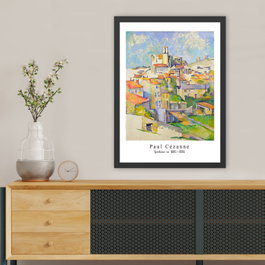 Wallity Cuadro Decorativo Enmarcado Multicolor 35 x 45 cm